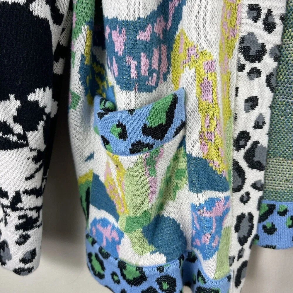 Anthropologie Maeve‎ Savannah Contrast Open Cardigan X-Small